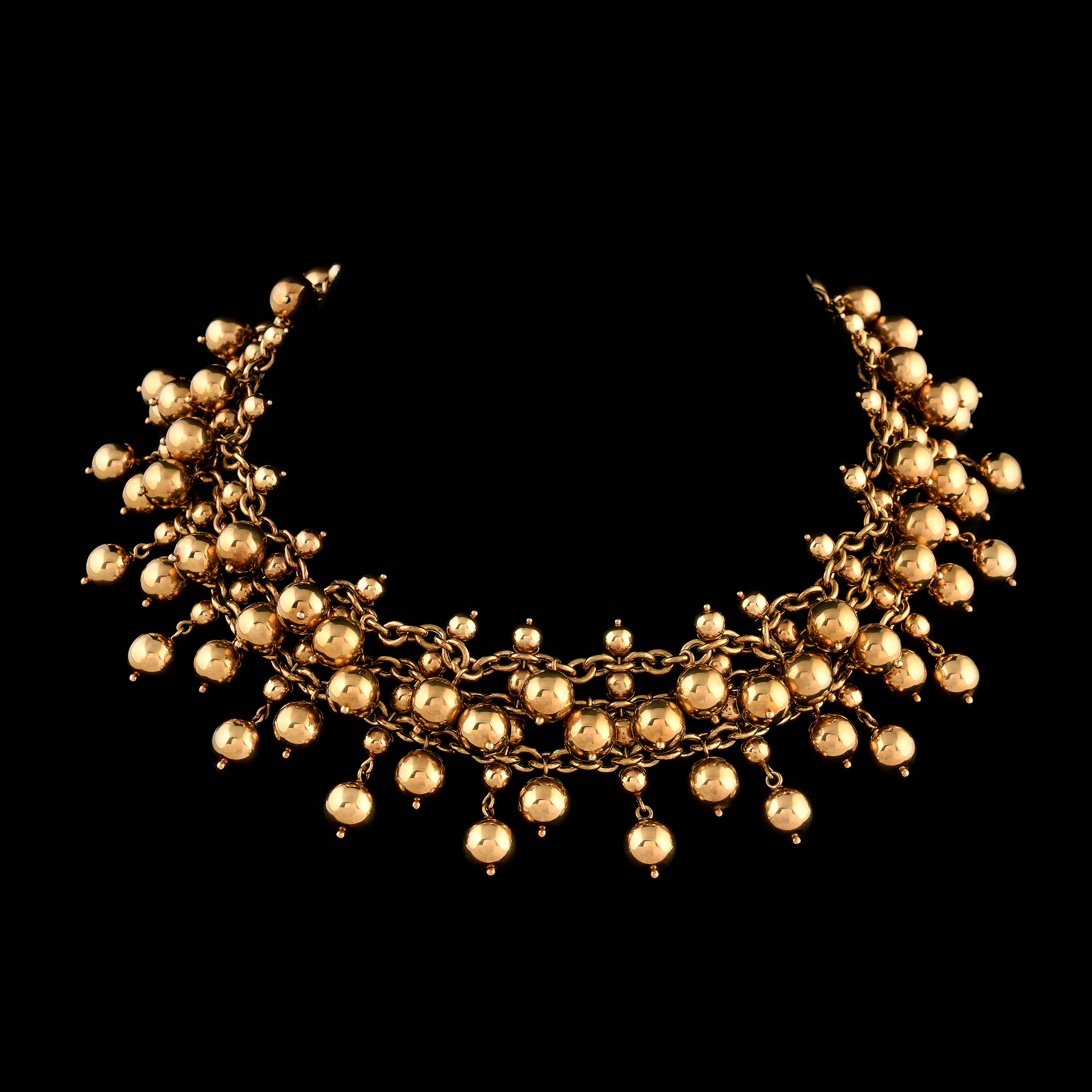 Bvlgari’s 1990 Naturalia necklace in 18K yellow gold