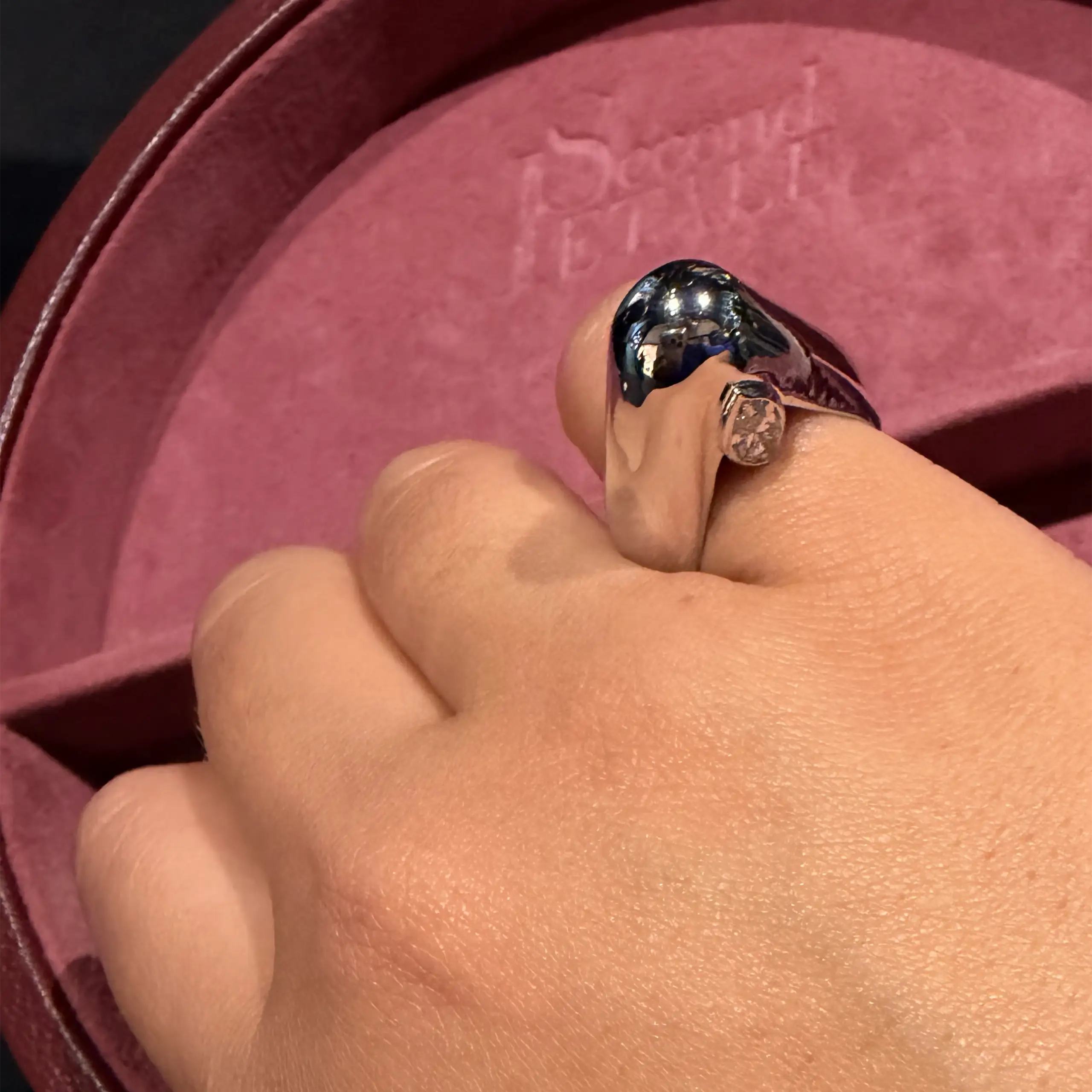 Salima Thakker's new Grid ring at Second Petale Gallery